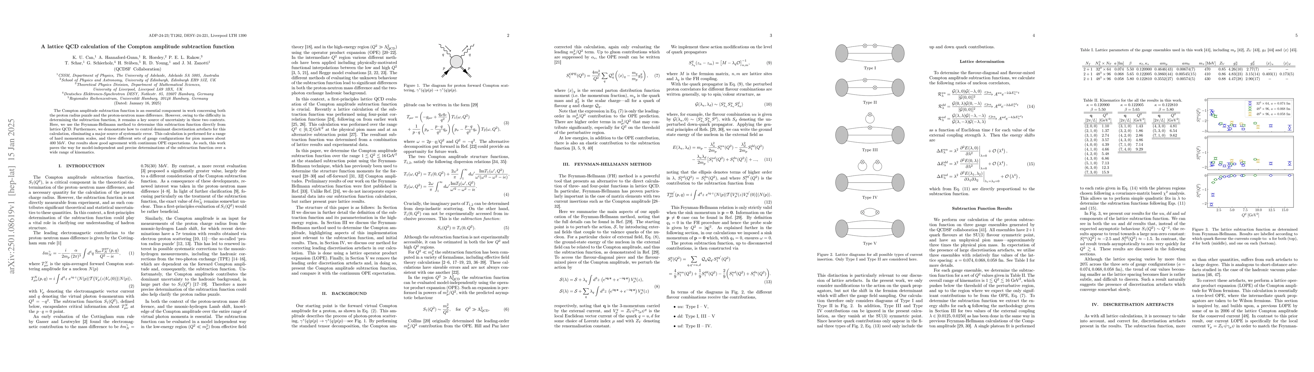 Thumbnail for A lattice QCD calculation of the Compton amplitude subtraction function