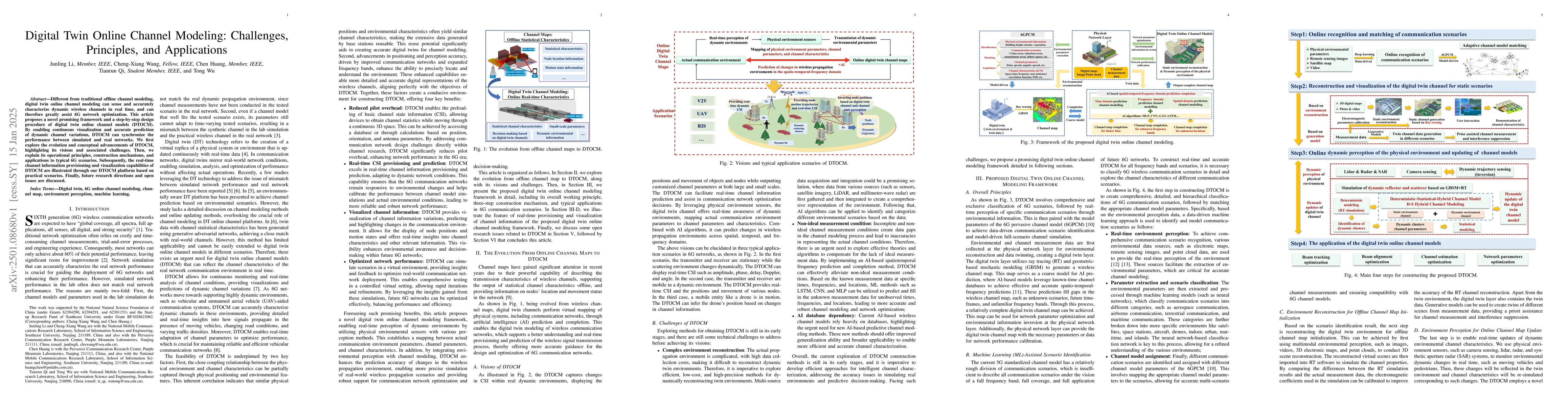 Thumbnail for Digital Twin Online Channel Modeling: Challenges,Principles, and
  Applications