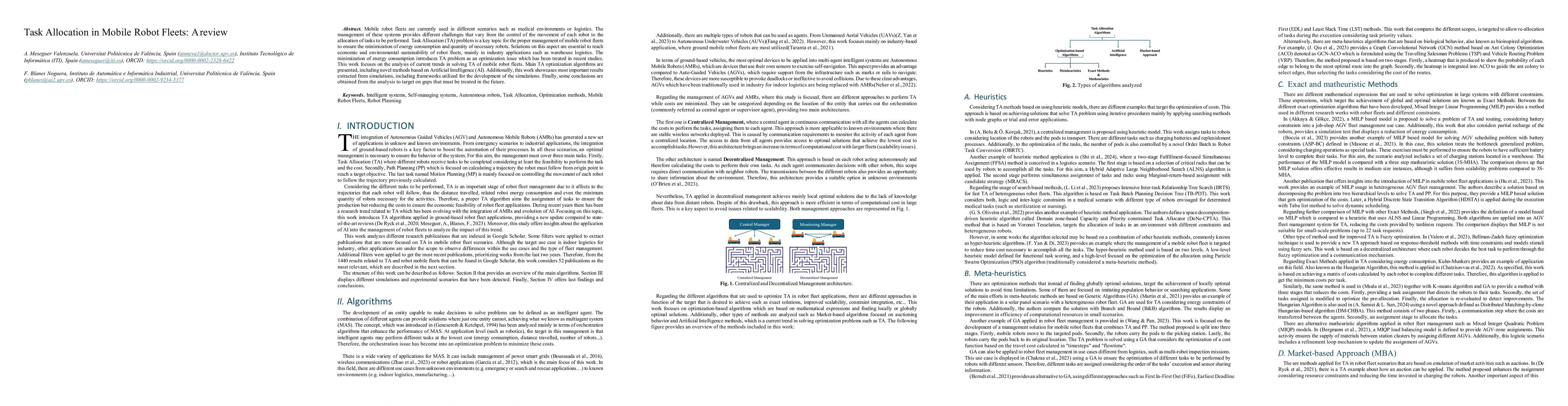 Thumbnail for Task Allocation in Mobile Robot Fleets: A review