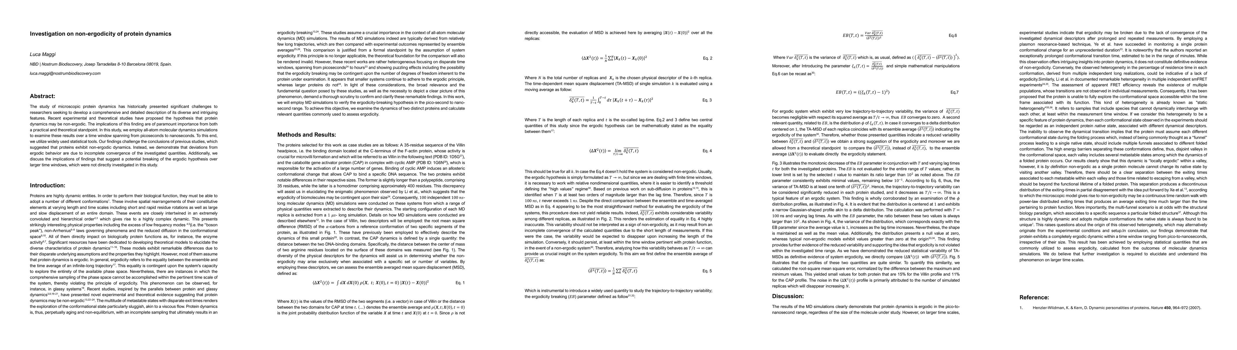 Thumbnail for Investigation on non-ergodicity of protein dynamics