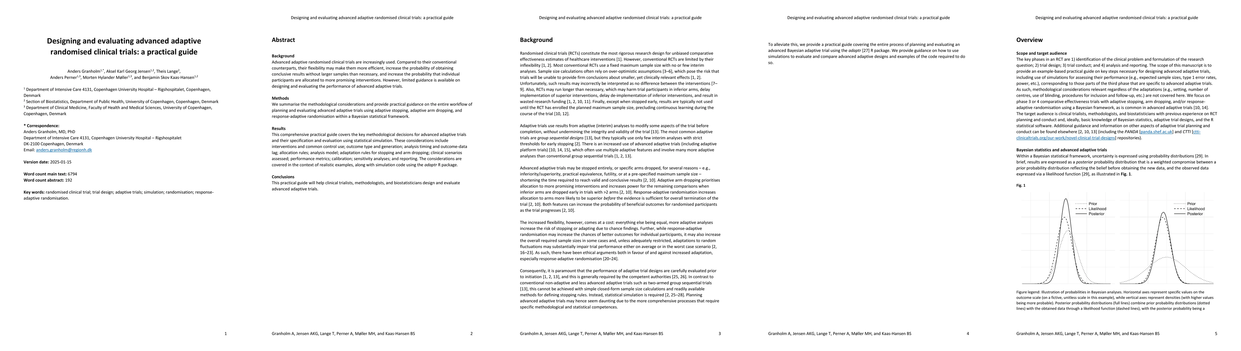 Thumbnail for Designing and evaluating advanced adaptive randomised clinical trials: a
  practical guide