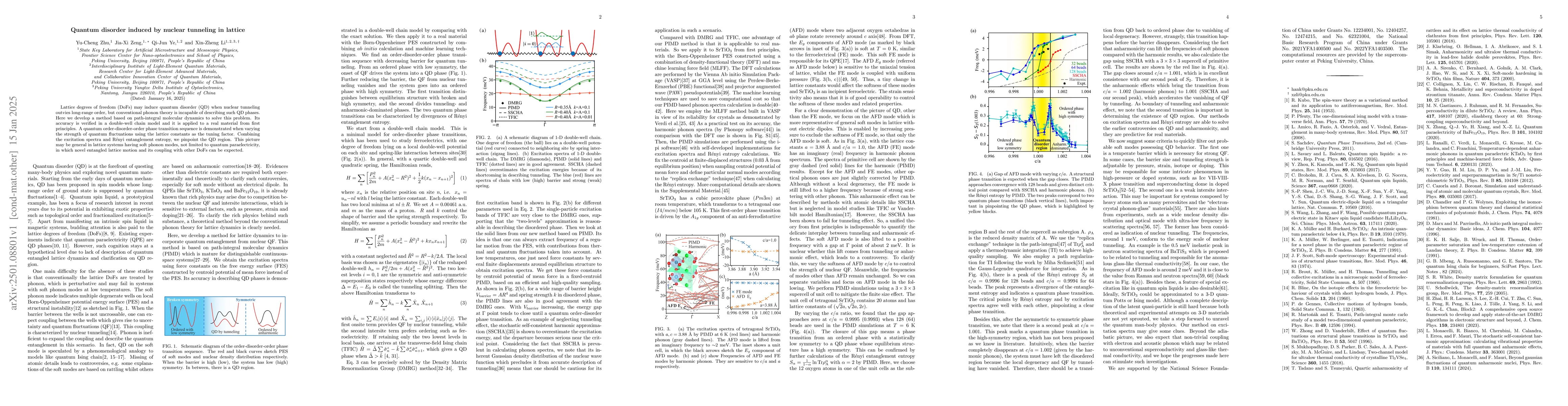 Thumbnail for Quantum disorder induced by nuclear tunneling in lattice