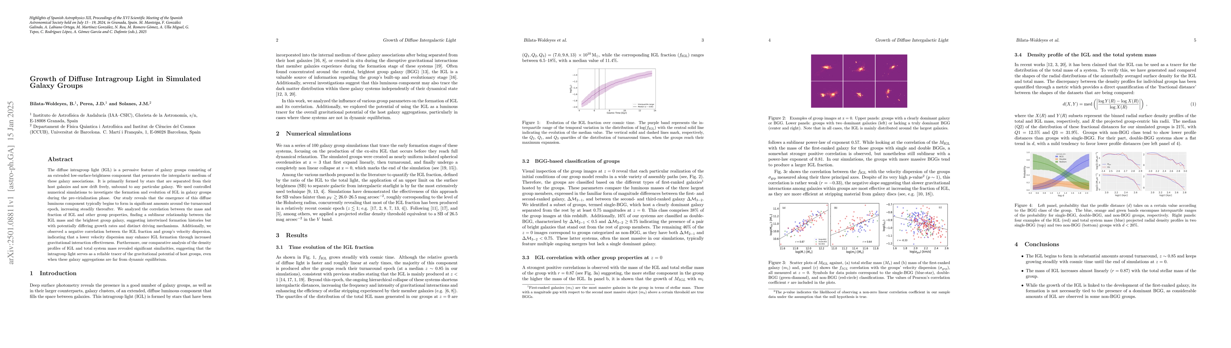 Thumbnail for Growth of Diffuse Intragroup Light in Simulated Galaxy Groups