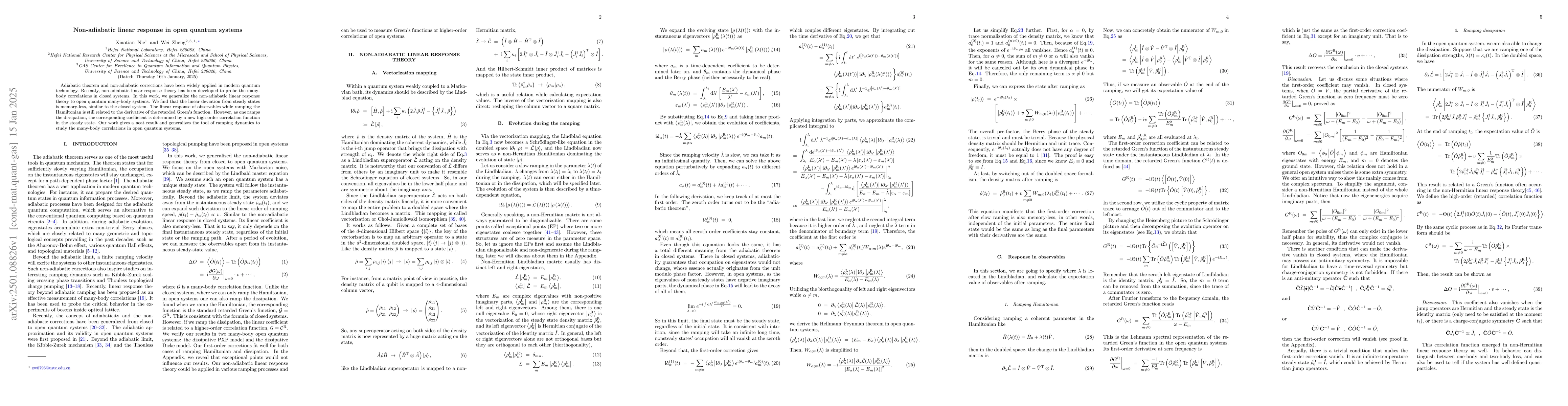 Thumbnail for Non-adiabatic linear response in open quantum systems