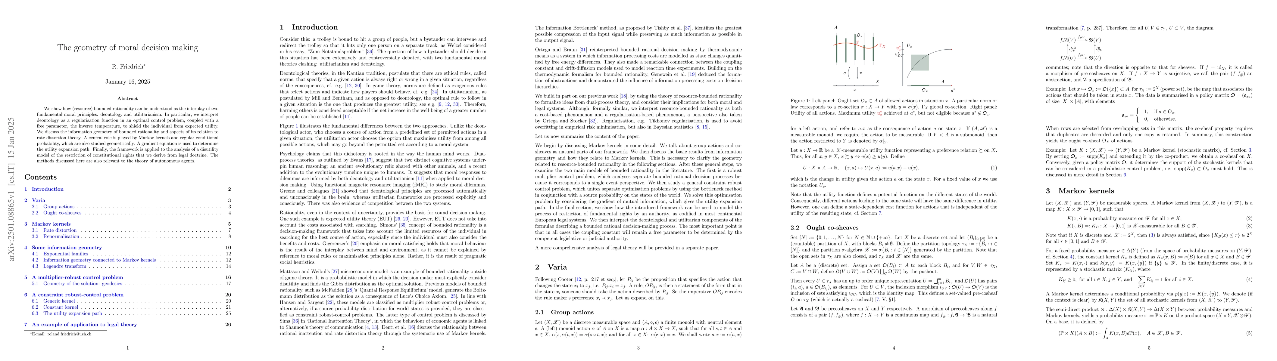 Thumbnail for The geometry of moral decision making