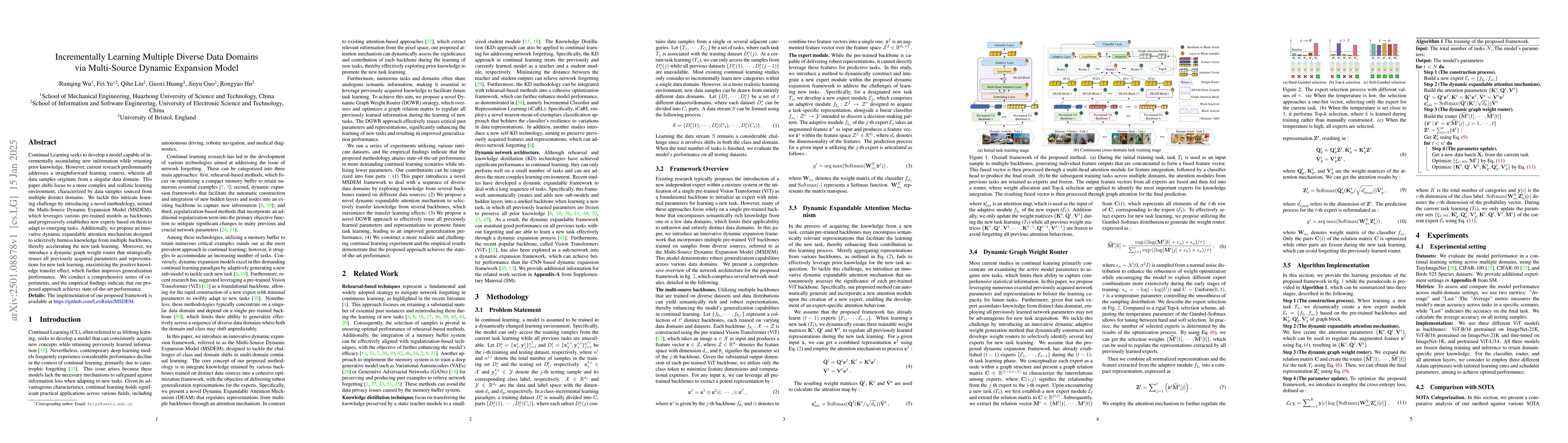 Thumbnail for Incrementally Learning Multiple Diverse Data Domains via Multi-Source
  Dynamic Expansion Model
