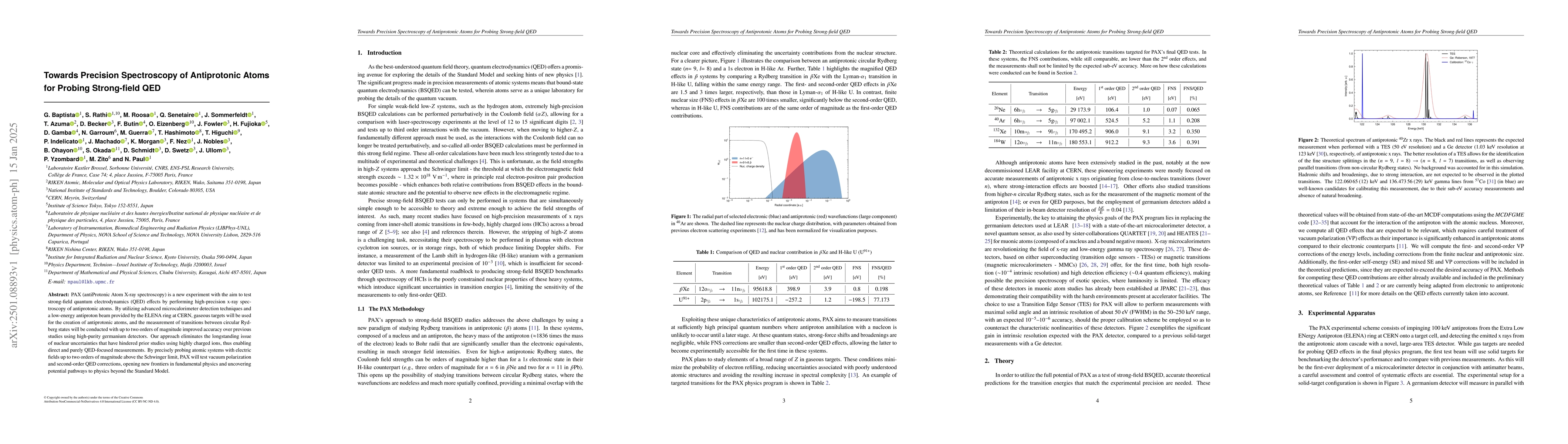 Thumbnail for Towards Precision Spectroscopy of Antiprotonic Atoms for Probing
  Strong-field QED