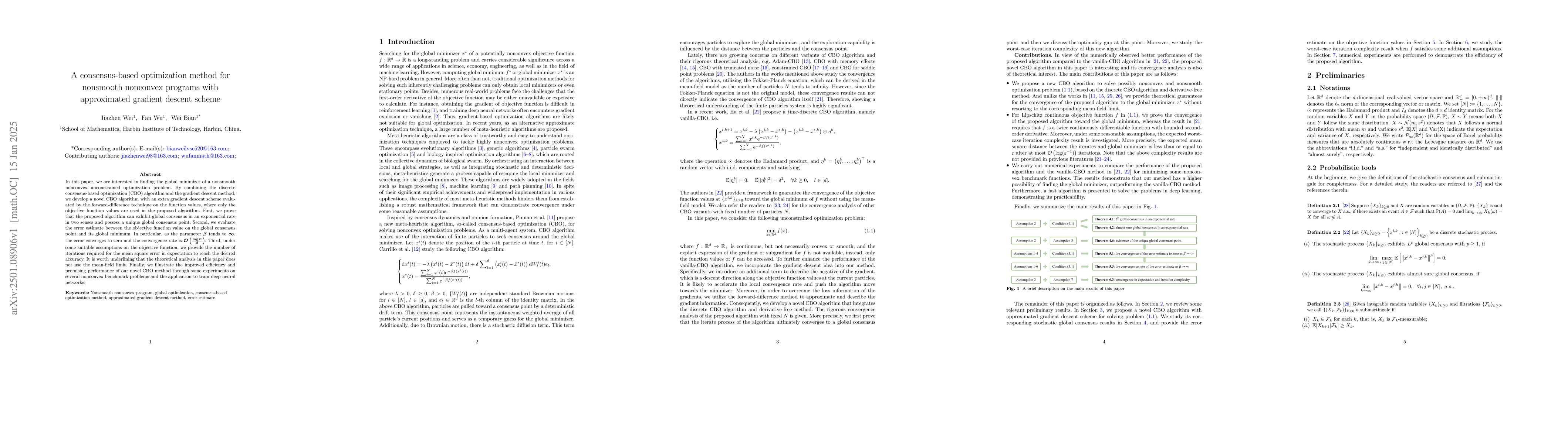Thumbnail for A consensus-based optimization method for nonsmooth nonconvex programs
  with approximated gradient descent scheme