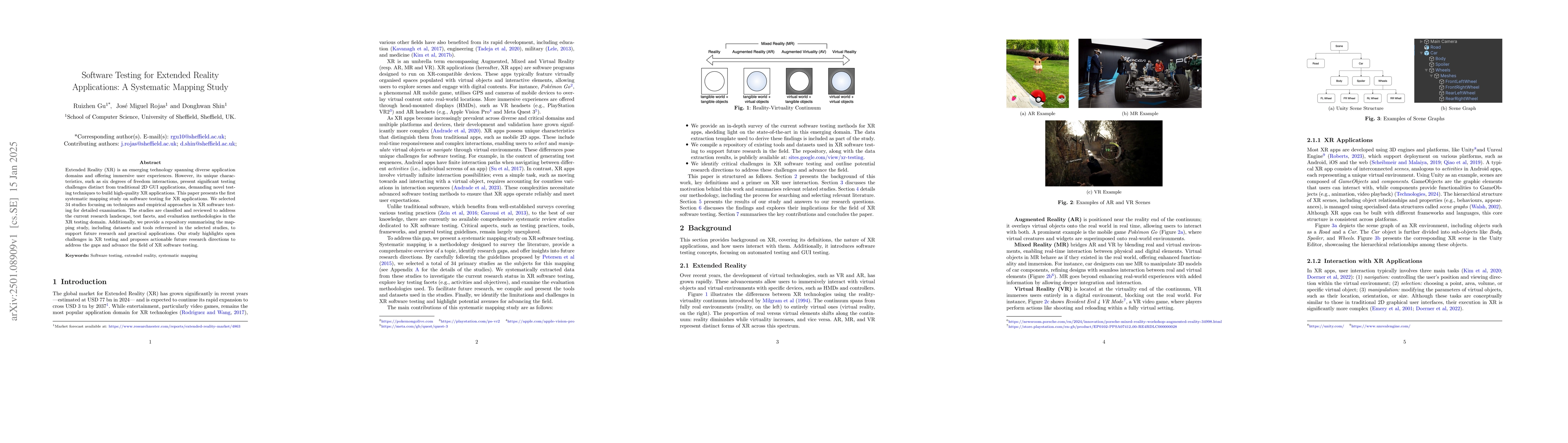 Thumbnail for Software Testing for Extended Reality Applications: A Systematic Mapping
  Study