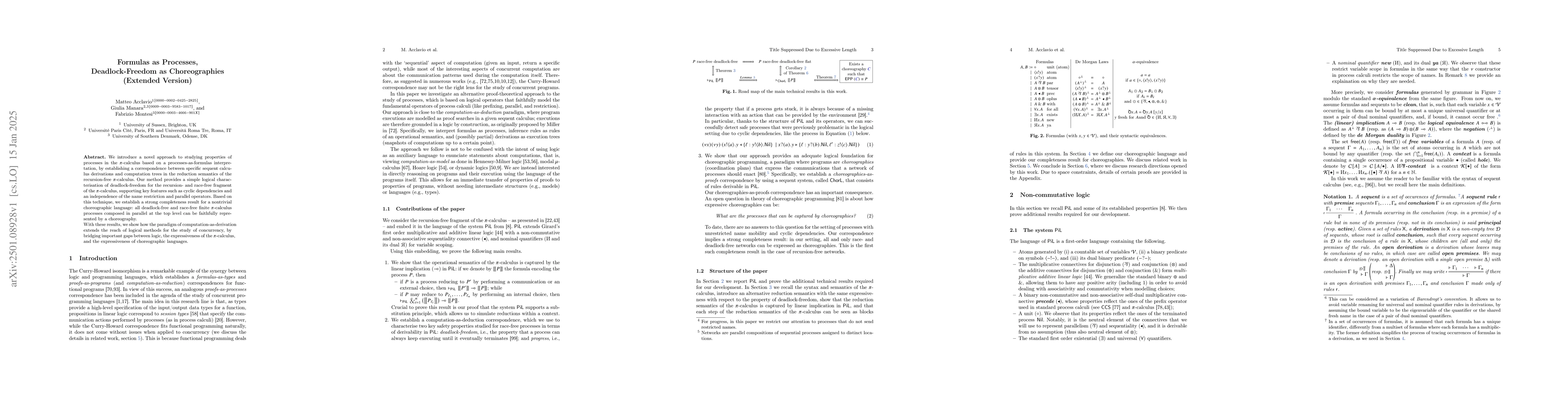 Thumbnail for Formulas as Processes, Deadlock-Freedom as Choreographies (Extended
  Version)