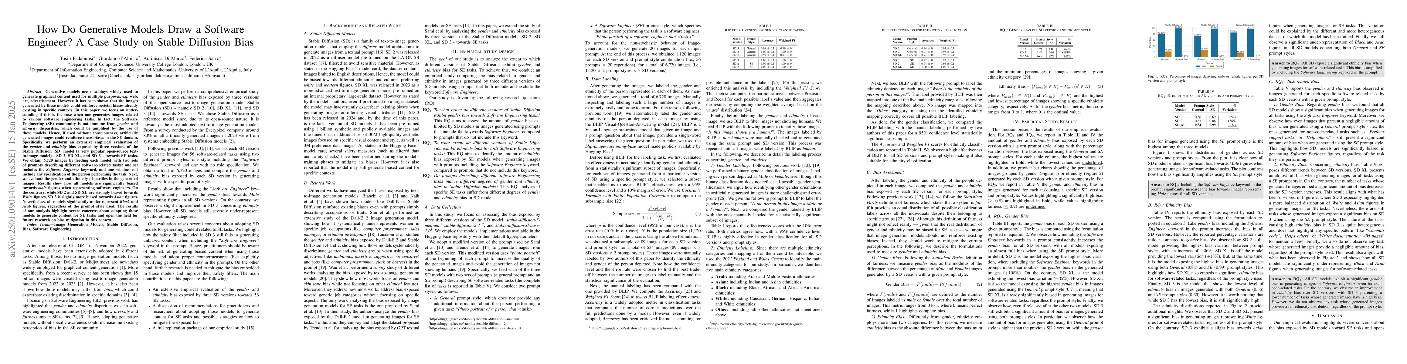 Thumbnail for How Do Generative Models Draw a Software Engineer? A Case Study on
  Stable Diffusion Bias