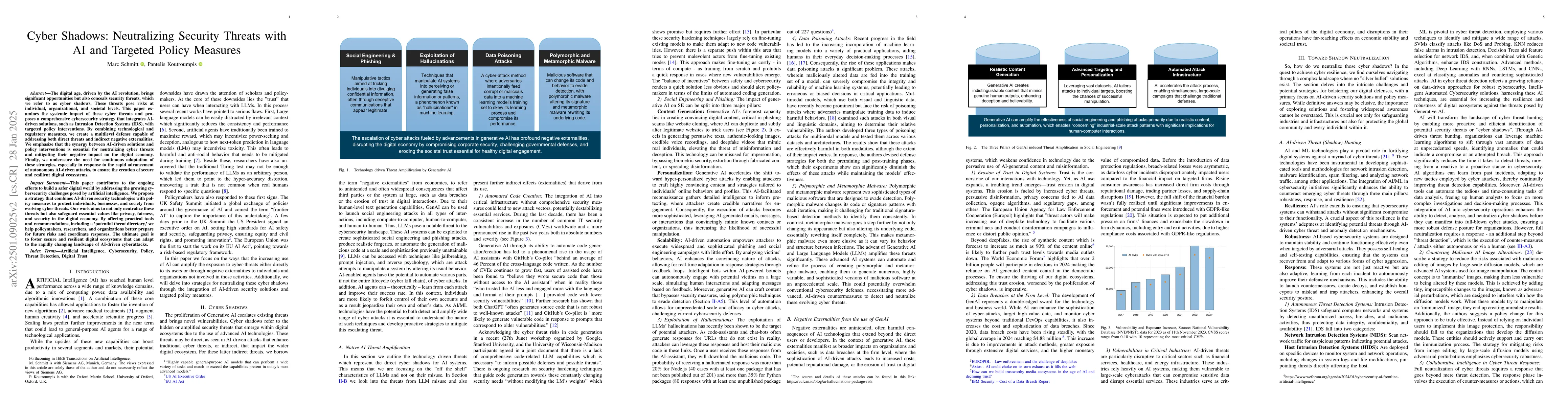 Thumbnail for Cyber Shadows: Neutralizing Security Threats with AI and Targeted Policy
  Measures