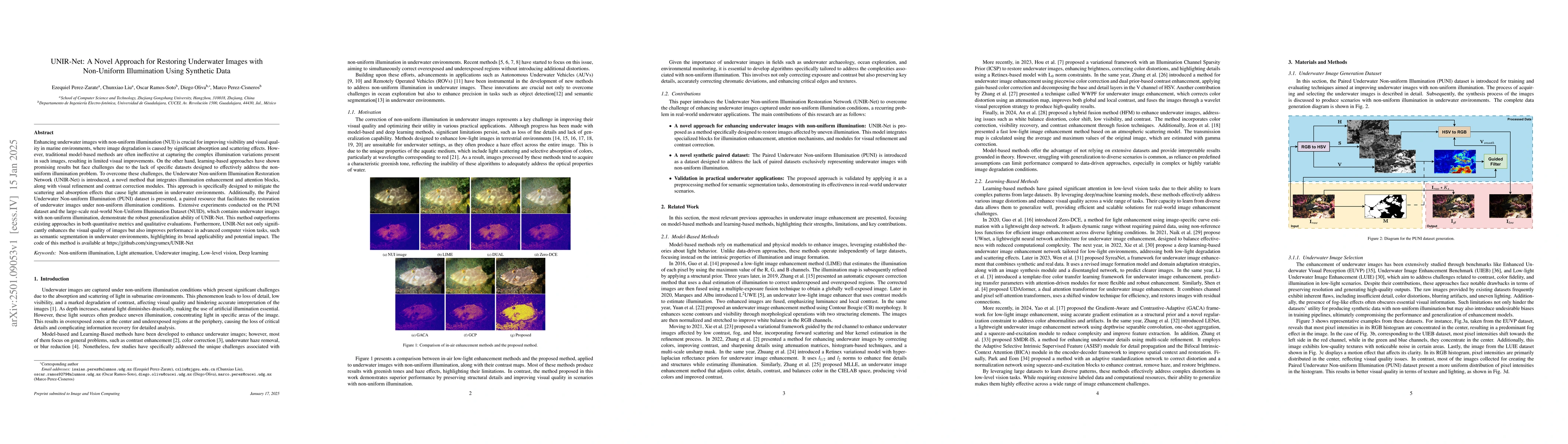 Thumbnail for UNIR-Net: A Novel Approach for Restoring Underwater Images with
  Non-Uniform Illumination Using Synthetic Data