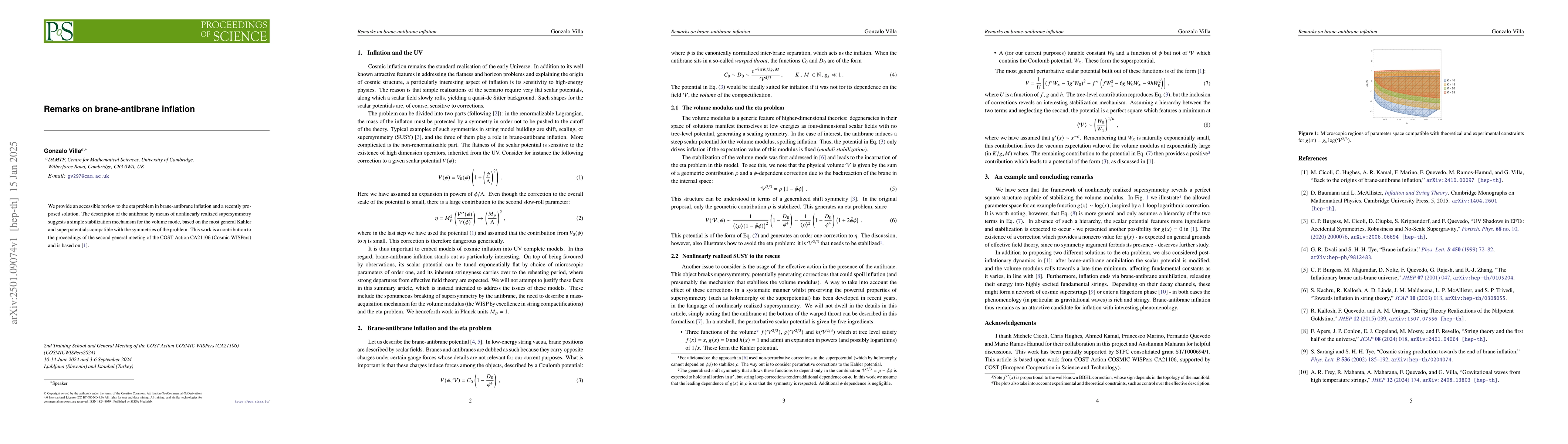 Thumbnail for Remarks on brane-antibrane inflation
