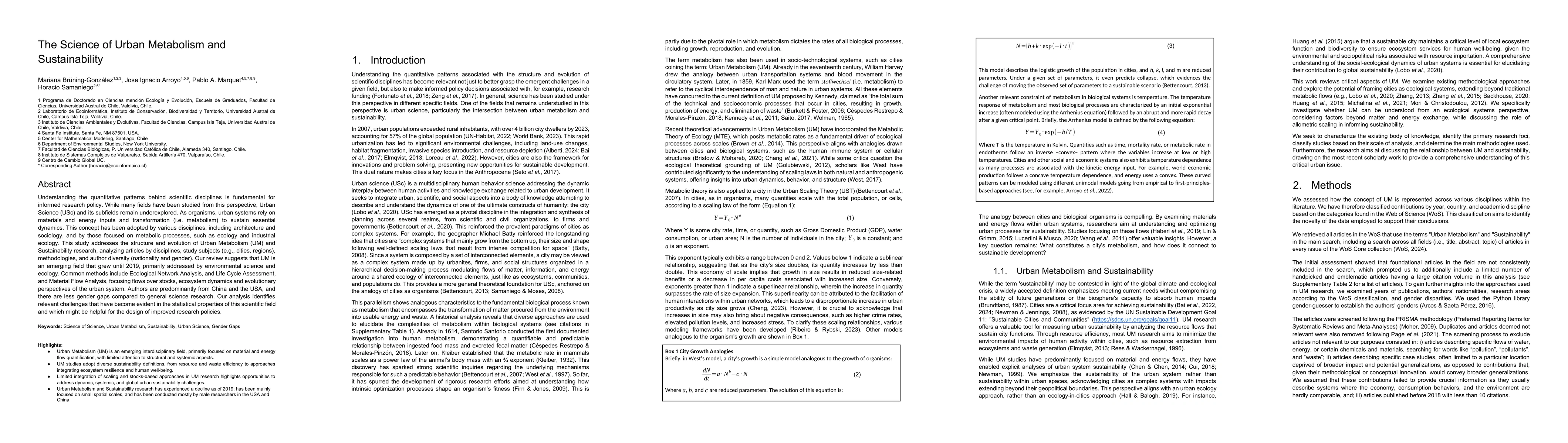 Thumbnail for The Science of Urban Metabolism and Sustainability