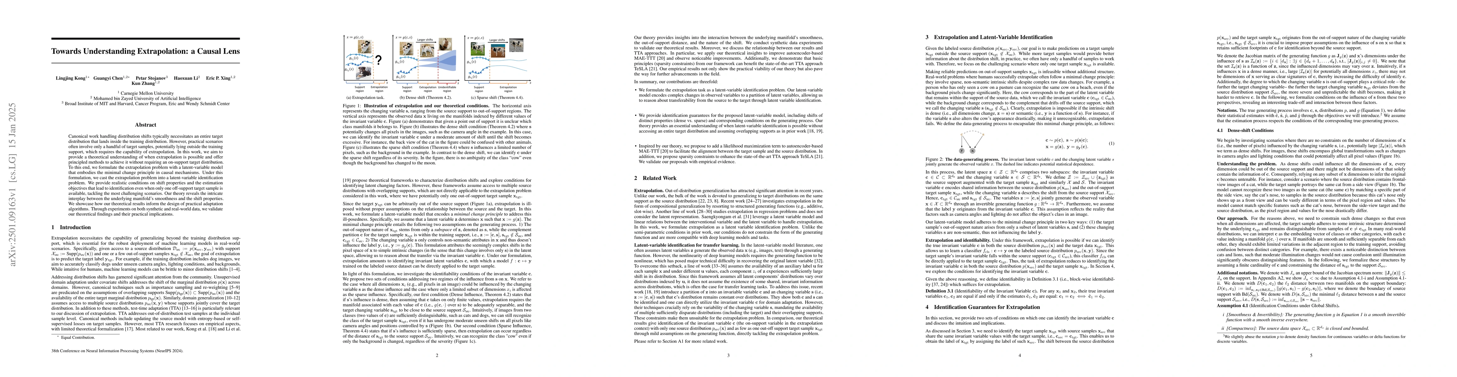 Thumbnail for Towards Understanding Extrapolation: a Causal Lens