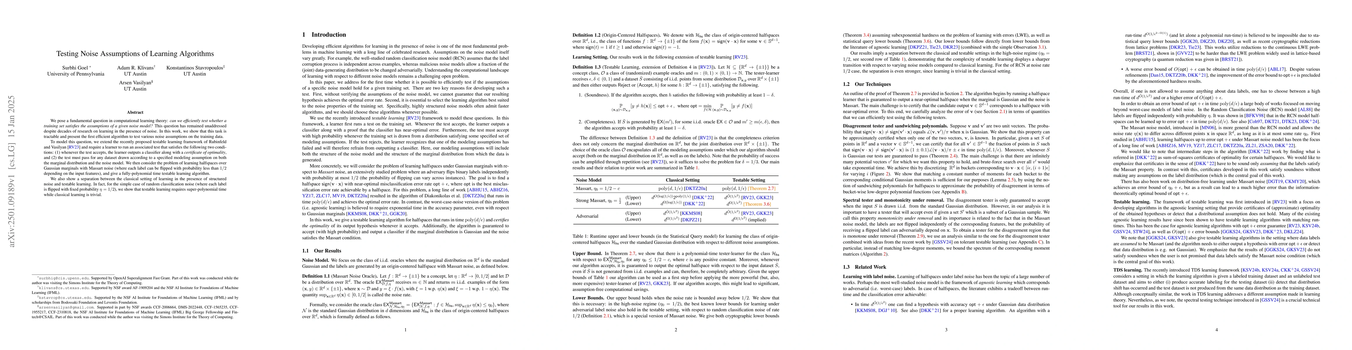 Thumbnail for Testing Noise Assumptions of Learning Algorithms