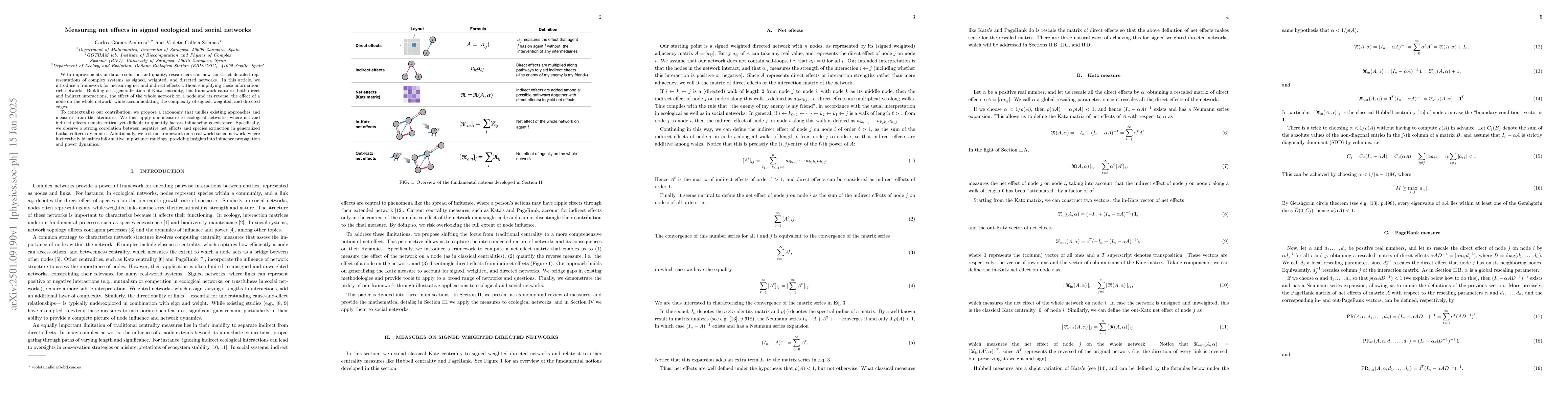 Thumbnail for Measuring net effects in signed ecological and social network
