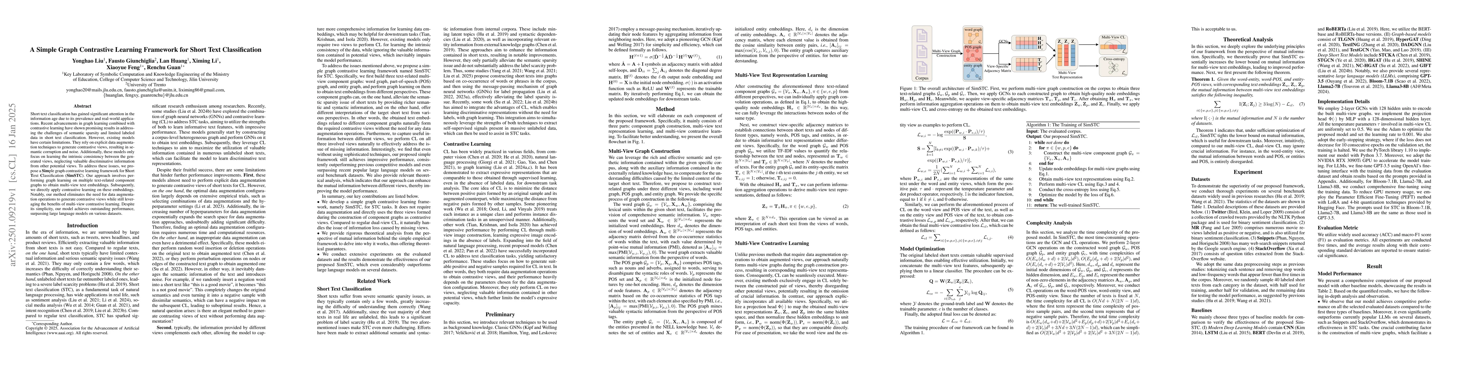 Thumbnail for A Simple Graph Contrastive Learning Framework for Short Text
  Classification