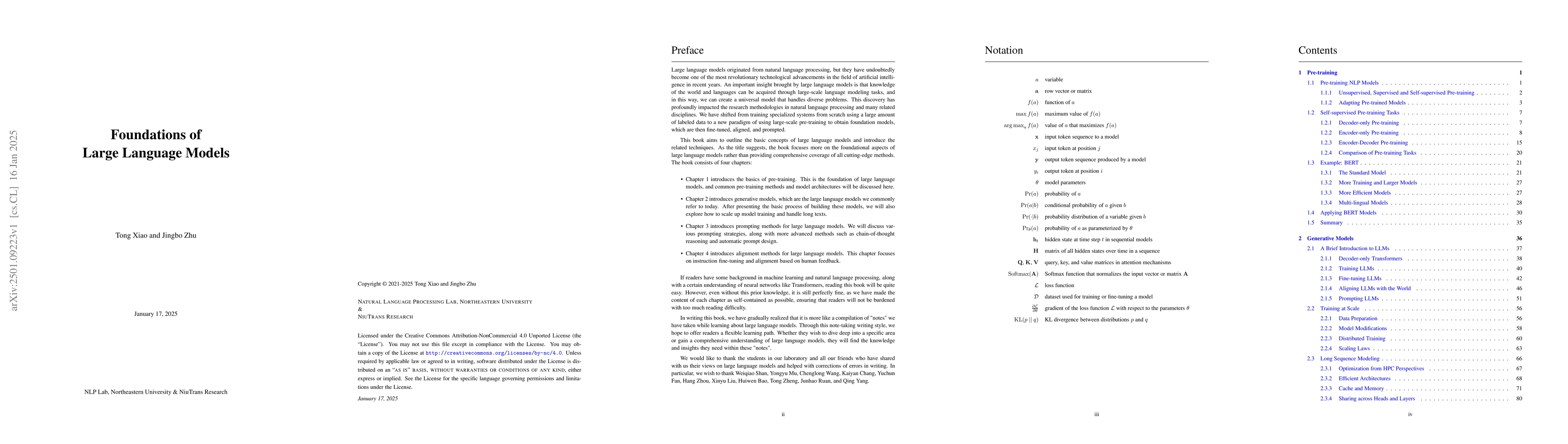 Thumbnail for Foundations of Large Language Models