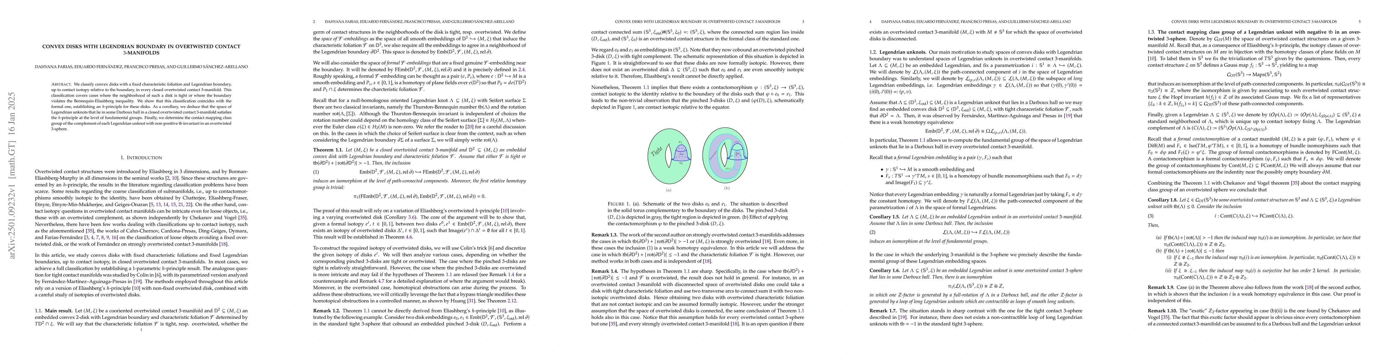 Thumbnail for Convex disks with Legendrian boundary in overtwisted contact 3-manifolds