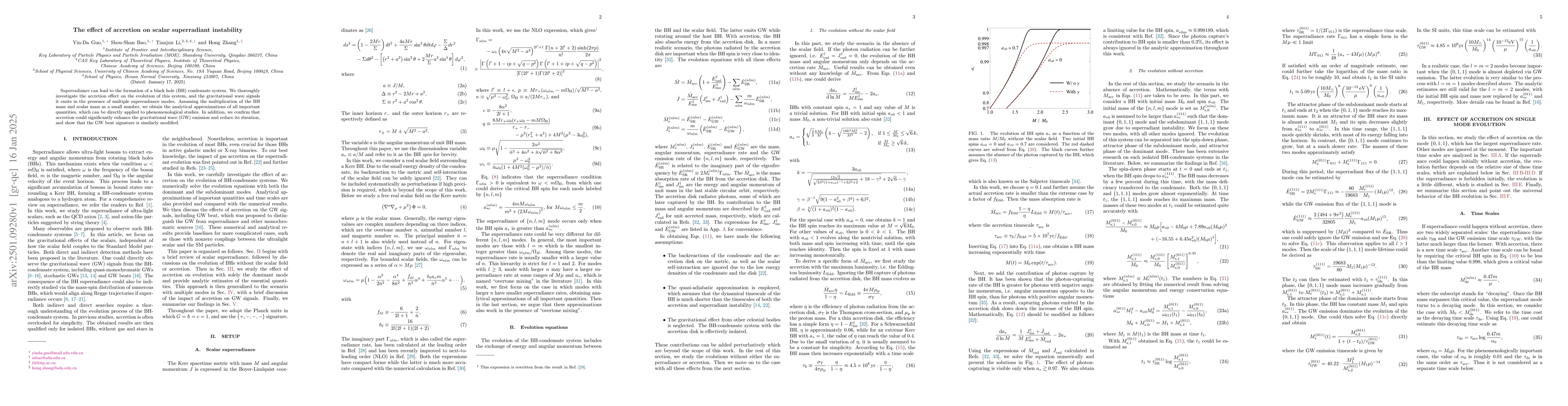 Thumbnail for The effect of accretion on scalar superradiant instability