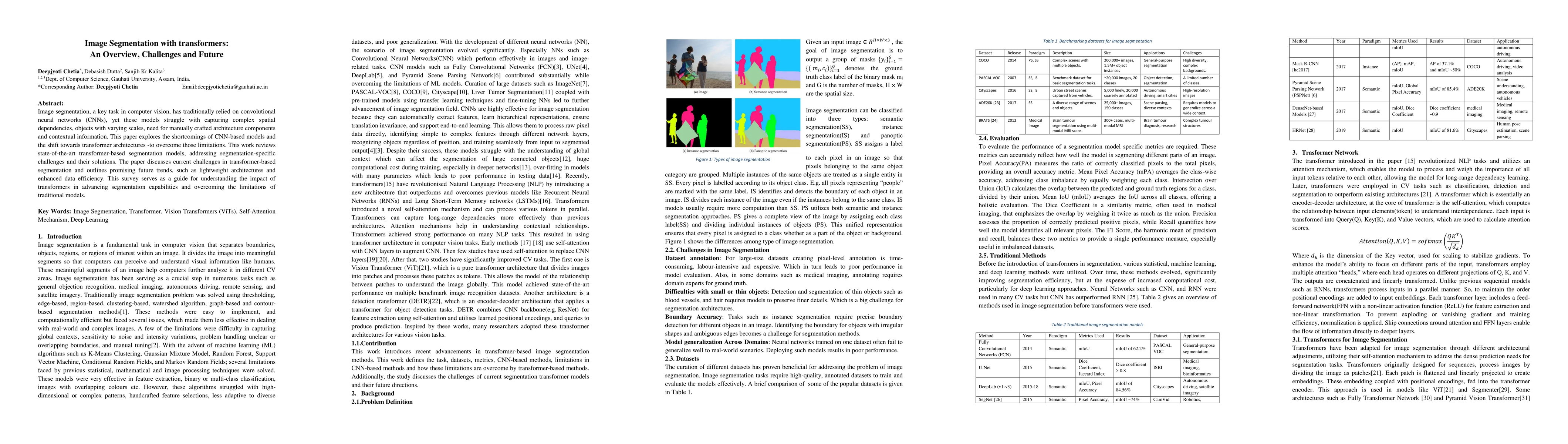 Thumbnail for Image Segmentation with transformers: An Overview, Challenges and Future