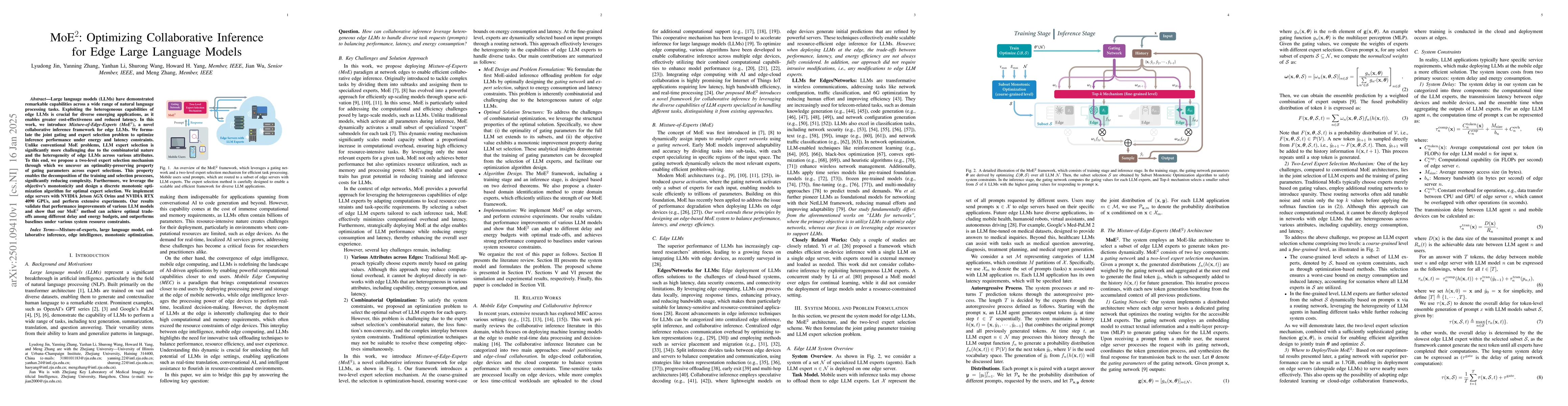 Thumbnail for MoE$^2$: Optimizing Collaborative Inference for Edge Large Language
  Models