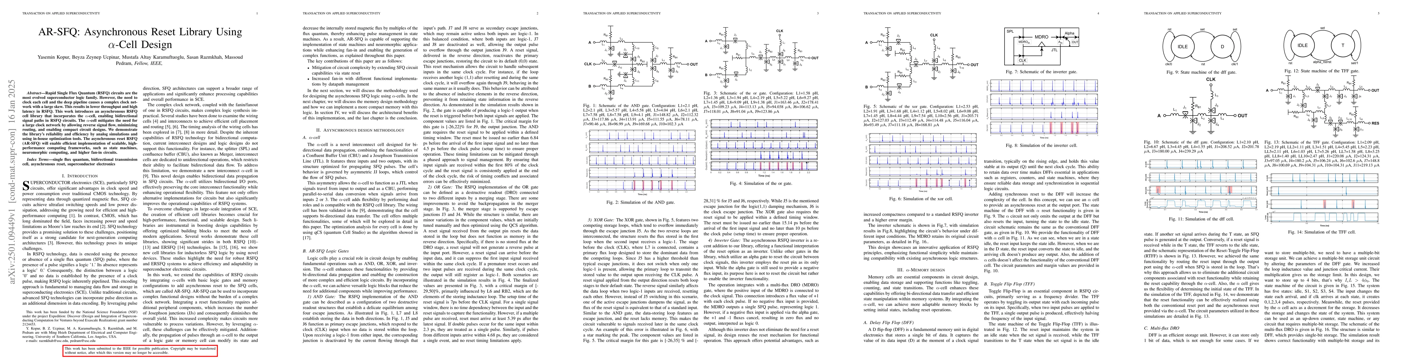 Thumbnail for AR-SFQ: Asynchronous Reset Library Using α-Cell Design