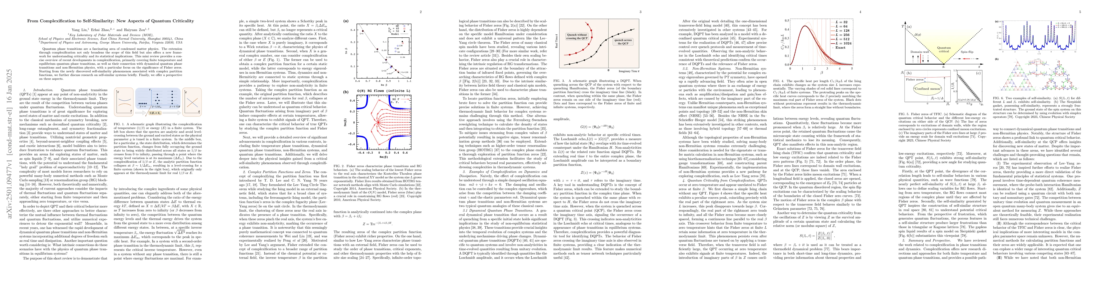 Thumbnail for From Complexification to Self-Similarity: New Aspects of Quantum
  Criticality