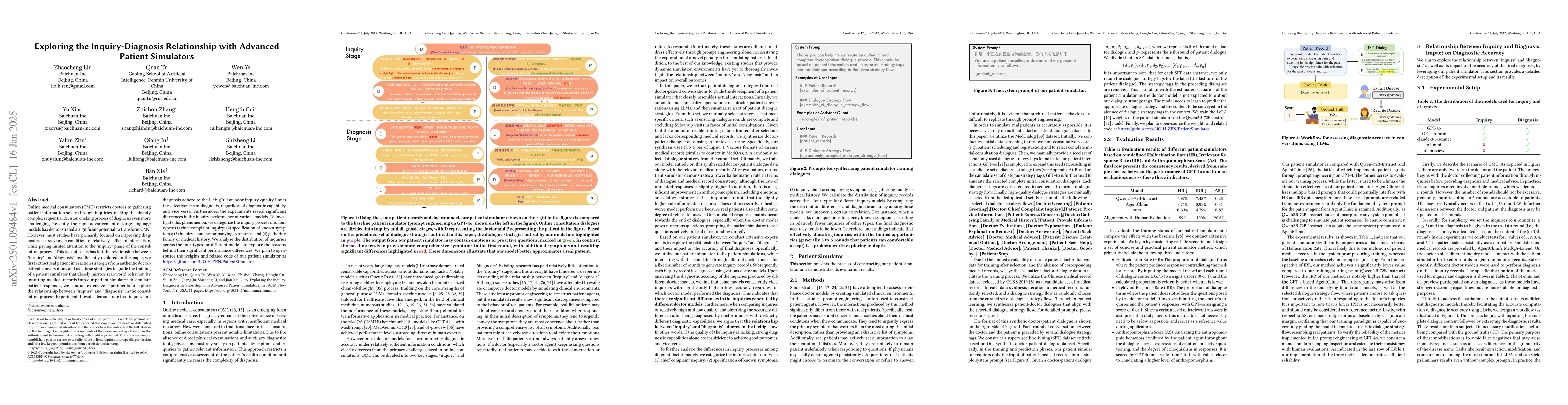 Thumbnail for Exploring the Inquiry-Diagnosis Relationship with Advanced Patient
  Simulators