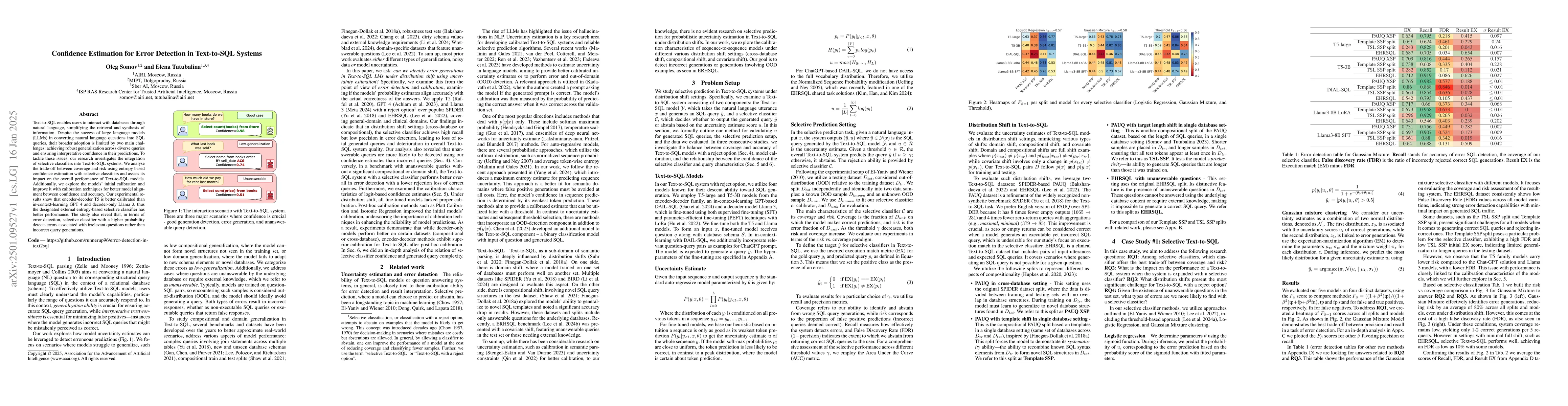 Thumbnail for Confidence Estimation for Error Detection in Text-to-SQL Systems