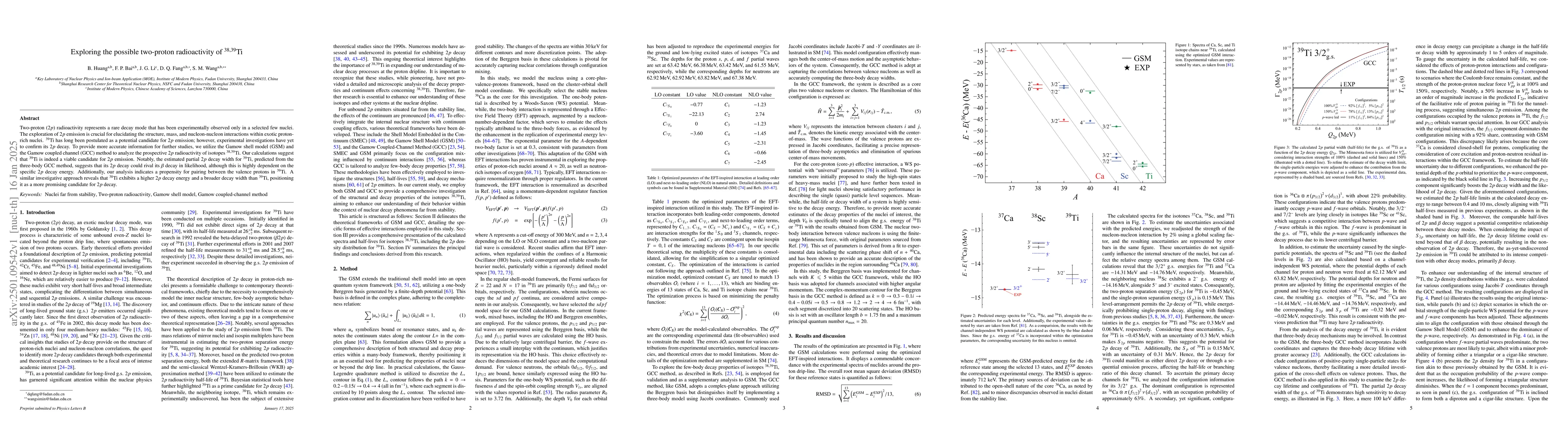 Thumbnail for Exploring the possible two-proton radioactivity of $^{38,39}$Ti