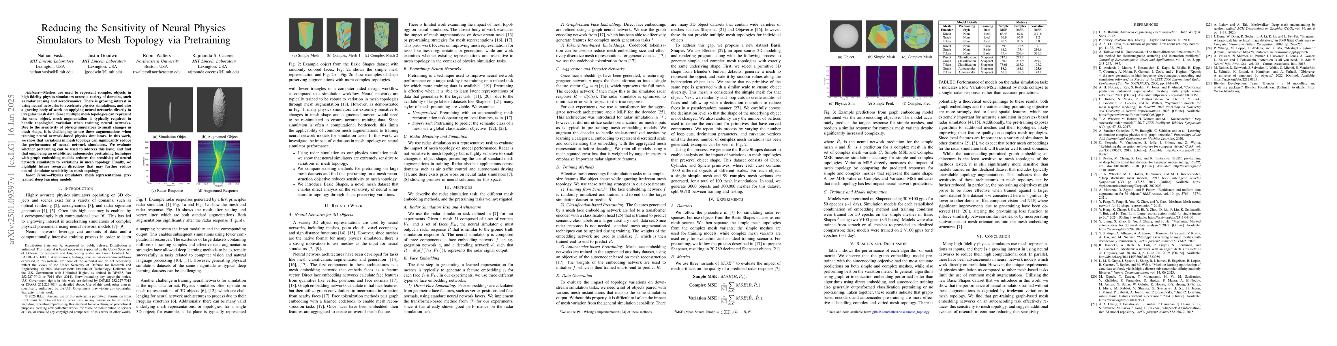 Thumbnail for Reducing the Sensitivity of Neural Physics Simulators to Mesh Topology
  via Pretraining