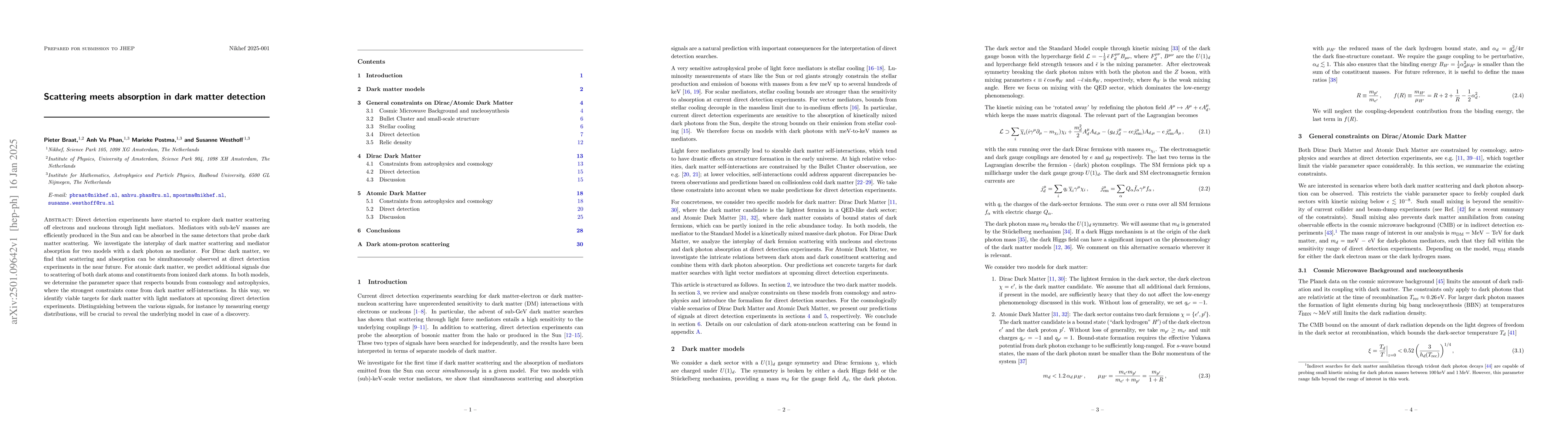 Thumbnail for Scattering meets absorption in dark matter detection
