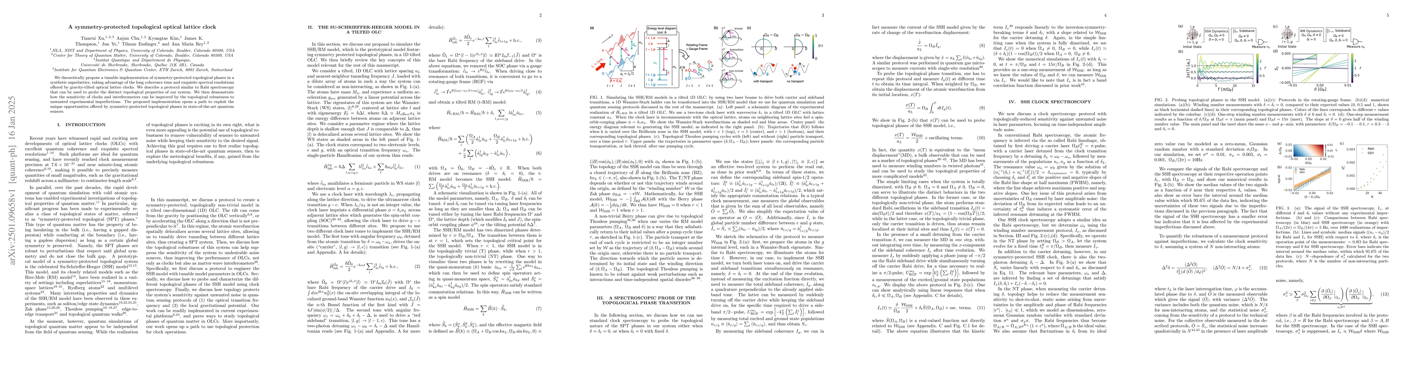 Thumbnail for A symmetry-protected topological optical lattice clock