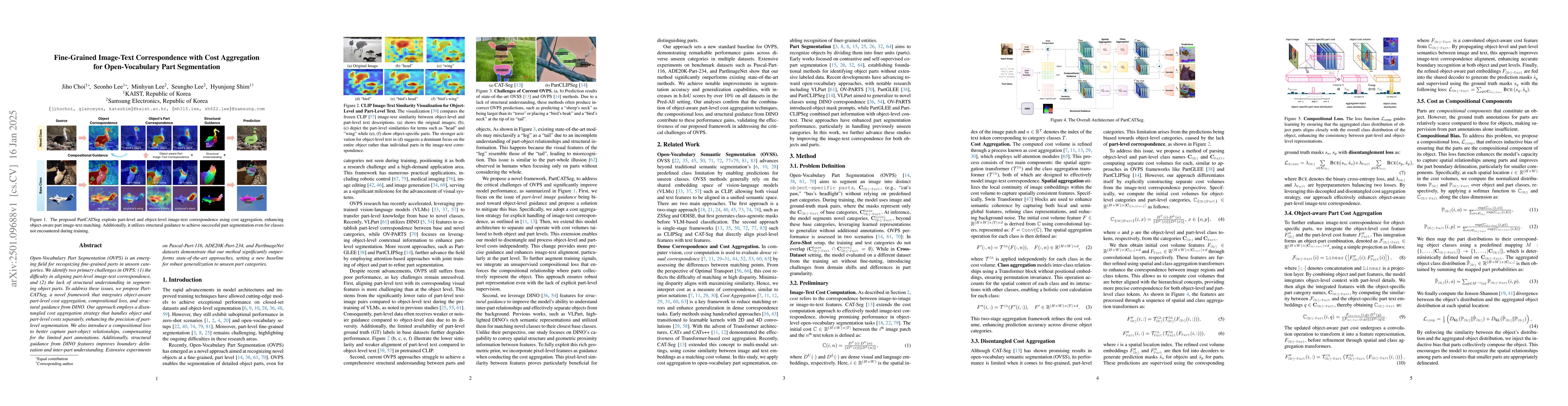 Thumbnail for Fine-Grained Image-Text Correspondence with Cost Aggregation for
  Open-Vocabulary Part Segmentation