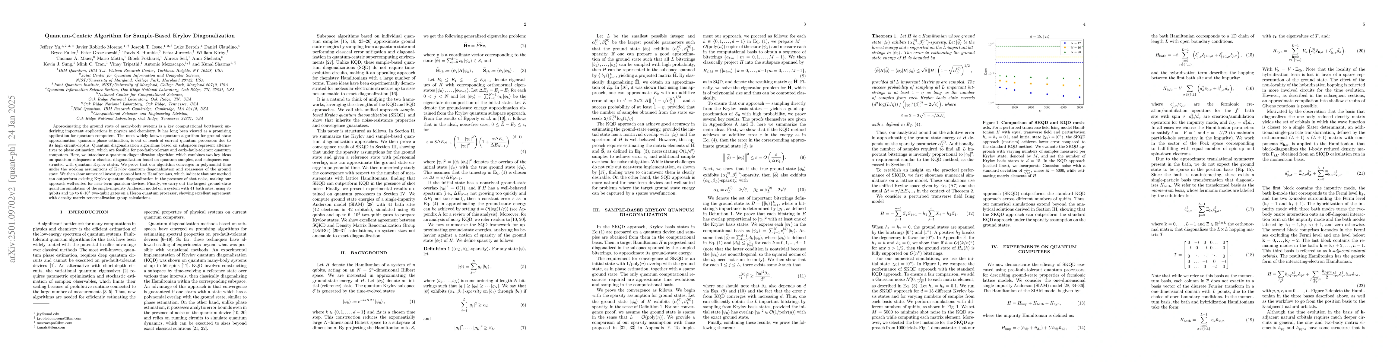 Thumbnail for Sample-based Krylov Quantum Diagonalization