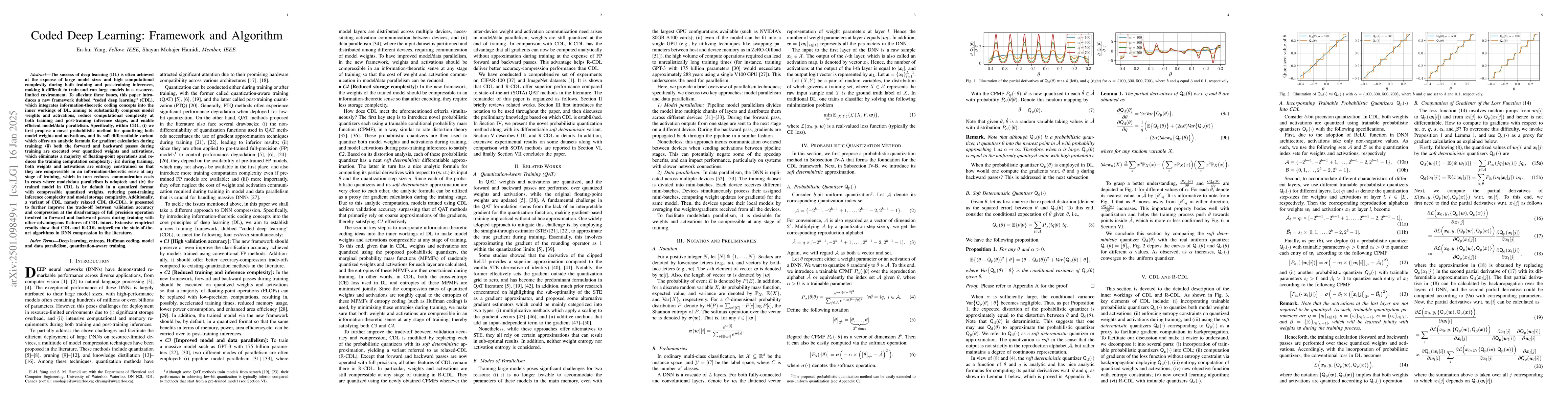 Thumbnail for Coded Deep Learning: Framework and Algorithm