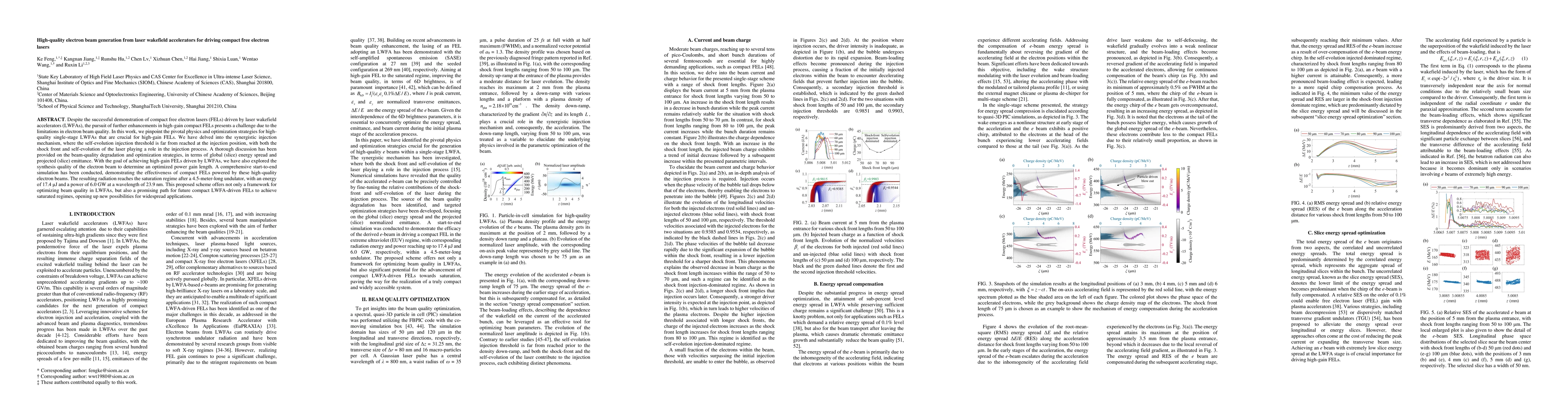 Thumbnail for High-quality electron beam generation from laser wakefield accelerators
  for driving compact free electron lasers