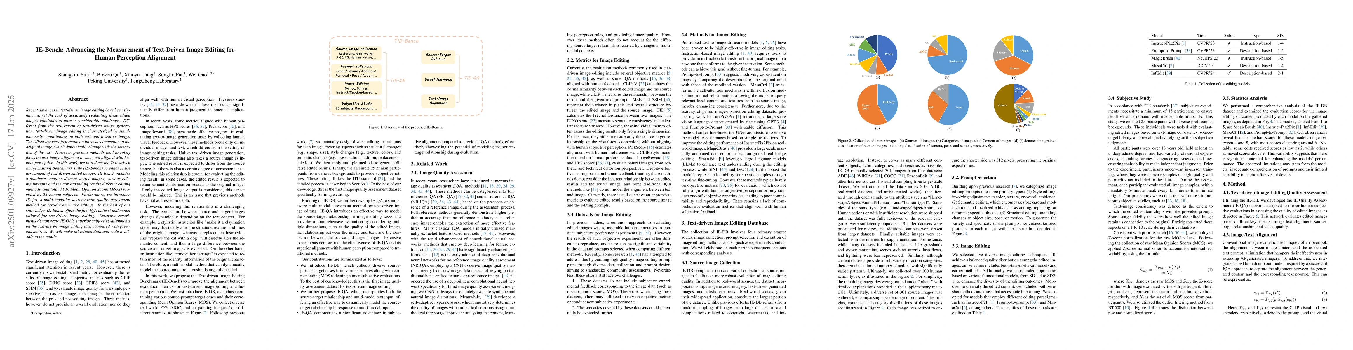 Thumbnail for IE-Bench: Advancing the Measurement of Text-Driven Image Editing for
  Human Perception Alignment
