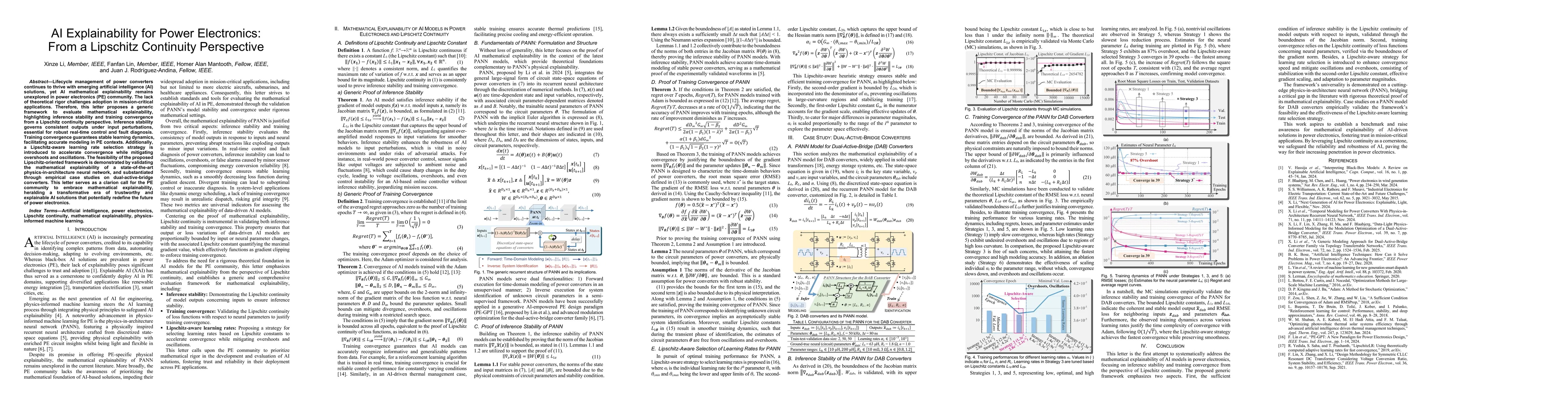 Thumbnail for AI Explainability for Power Electronics: From a Lipschitz Continuity
  Perspective