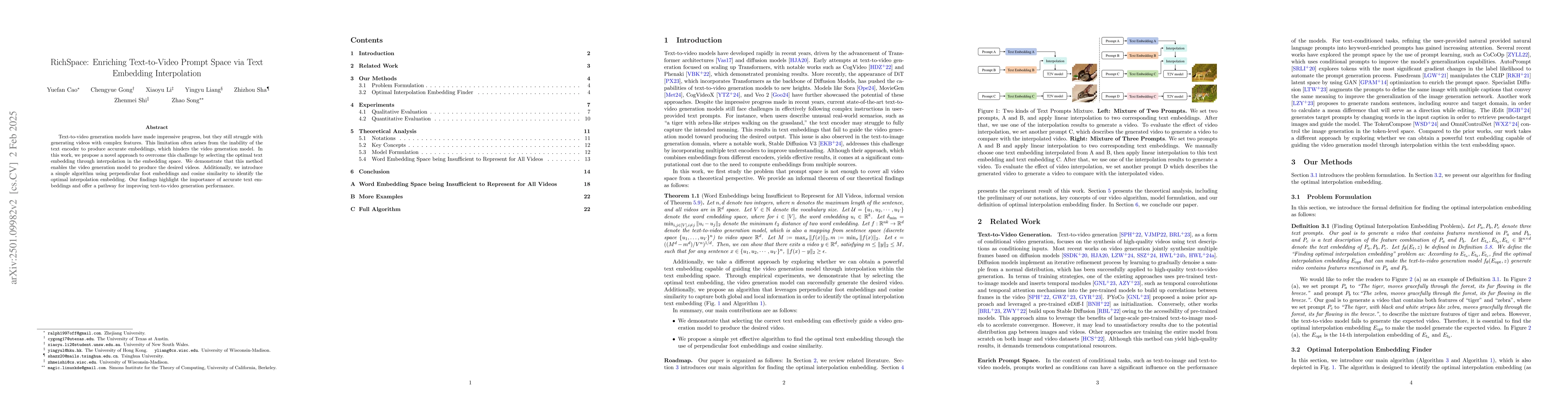 Thumbnail for RichSpace: Enriching Text-to-Video Prompt Space via Text Embedding
  Interpolation