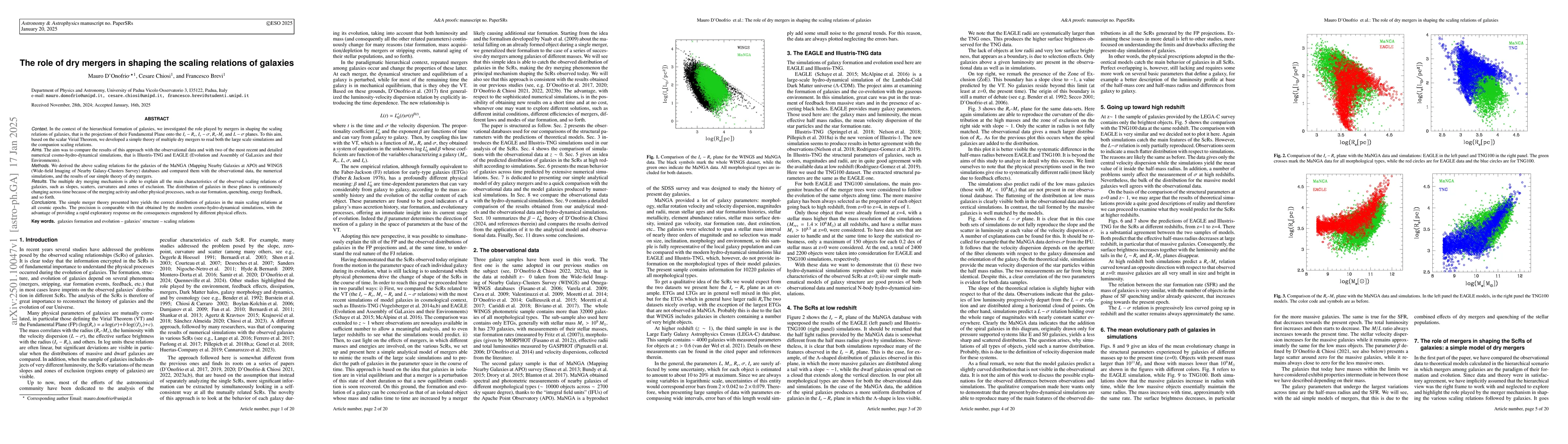 Thumbnail for The role of dry mergers in shaping the scaling relations of galaxies