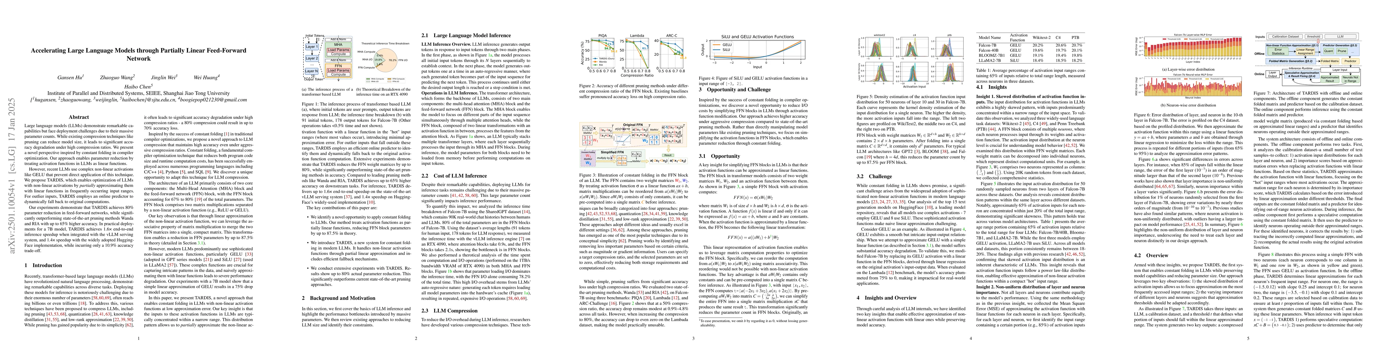 Thumbnail for Accelerating Large Language Models through Partially Linear Feed-Forward
  Network