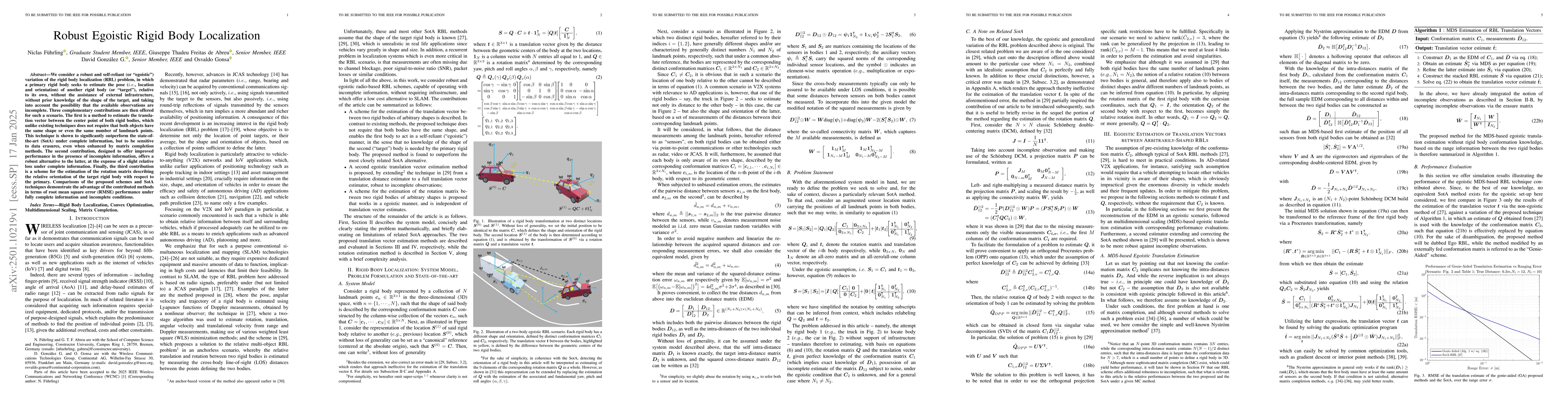 Thumbnail for Robust Egoistic Rigid Body Localization