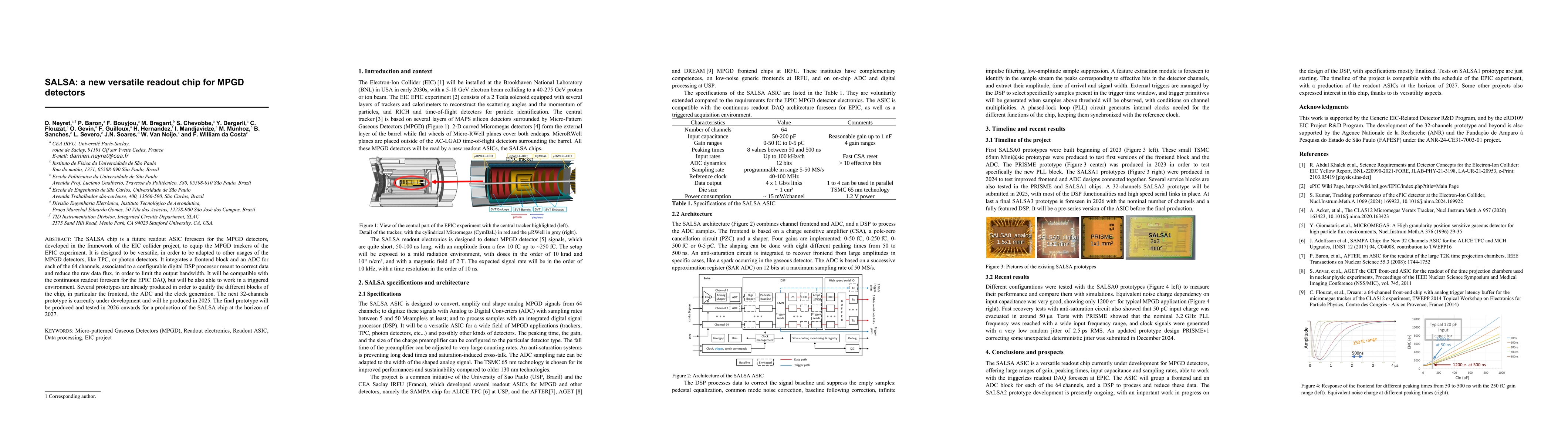 Thumbnail for SALSA: a new versatile readout chip for MPGD detectors