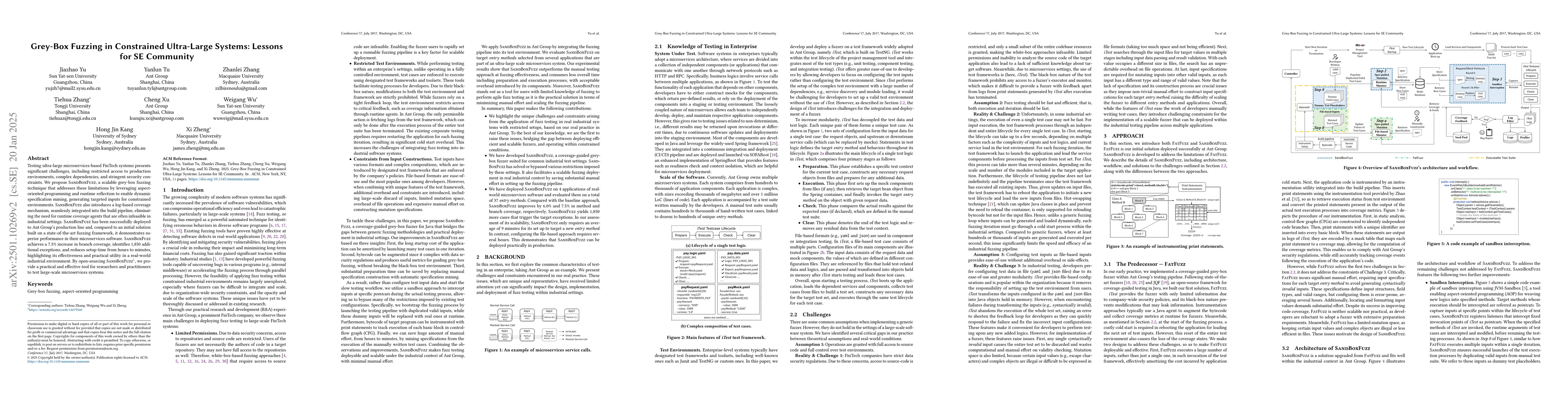 Thumbnail for Grey-Box Fuzzing in Constrained Ultra-Large Systems: Lessons for SE
  Community
