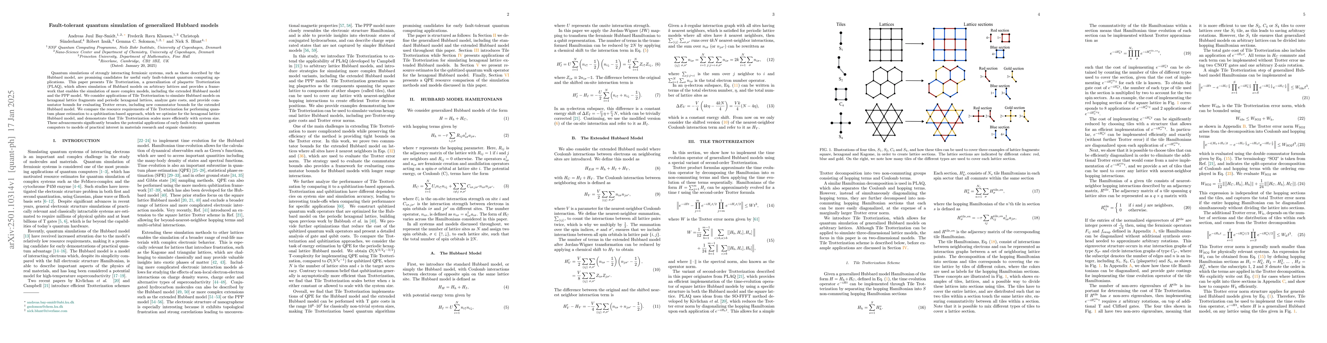 Thumbnail for Fault-tolerant quantum simulation of generalized Hubbard models