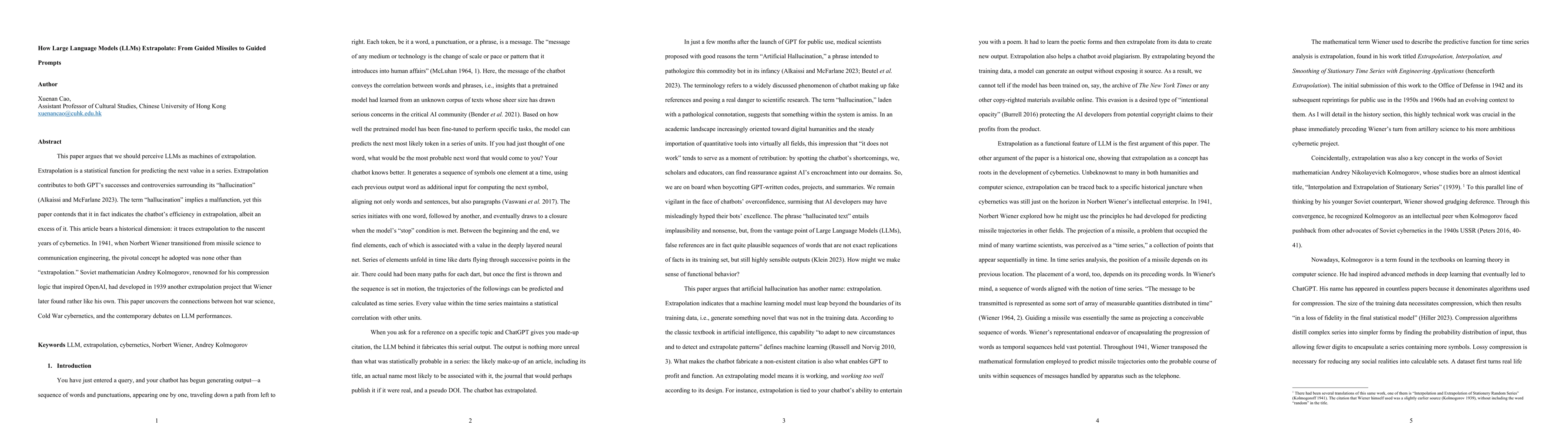 Thumbnail for How Large Language Models (LLMs) Extrapolate: From Guided Missiles to
  Guided Prompts